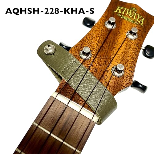 AQUBE Hau'oli AQHSH-228-KHA-S Ukulele Head Strap (Hau'oli Khaki, Made in Japan)