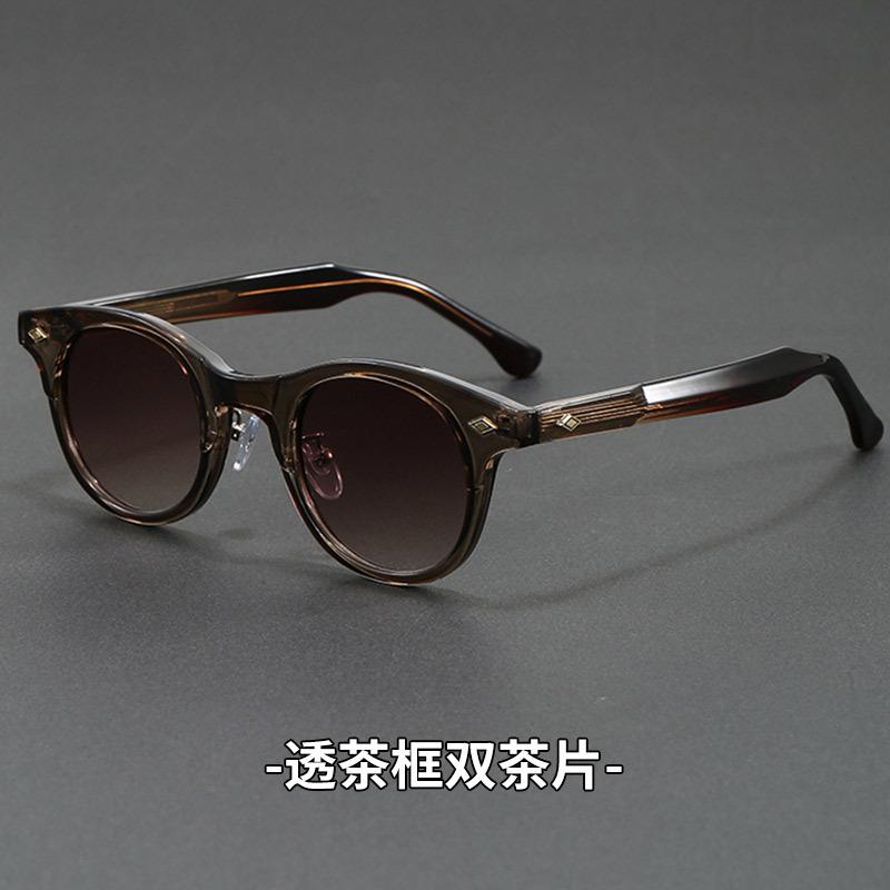 Vintage Round Sunglasses for Women Men Luxury Brand Sun Glasses Female TR90 Fashion Glasses Frame High Quality Travel Eyewear