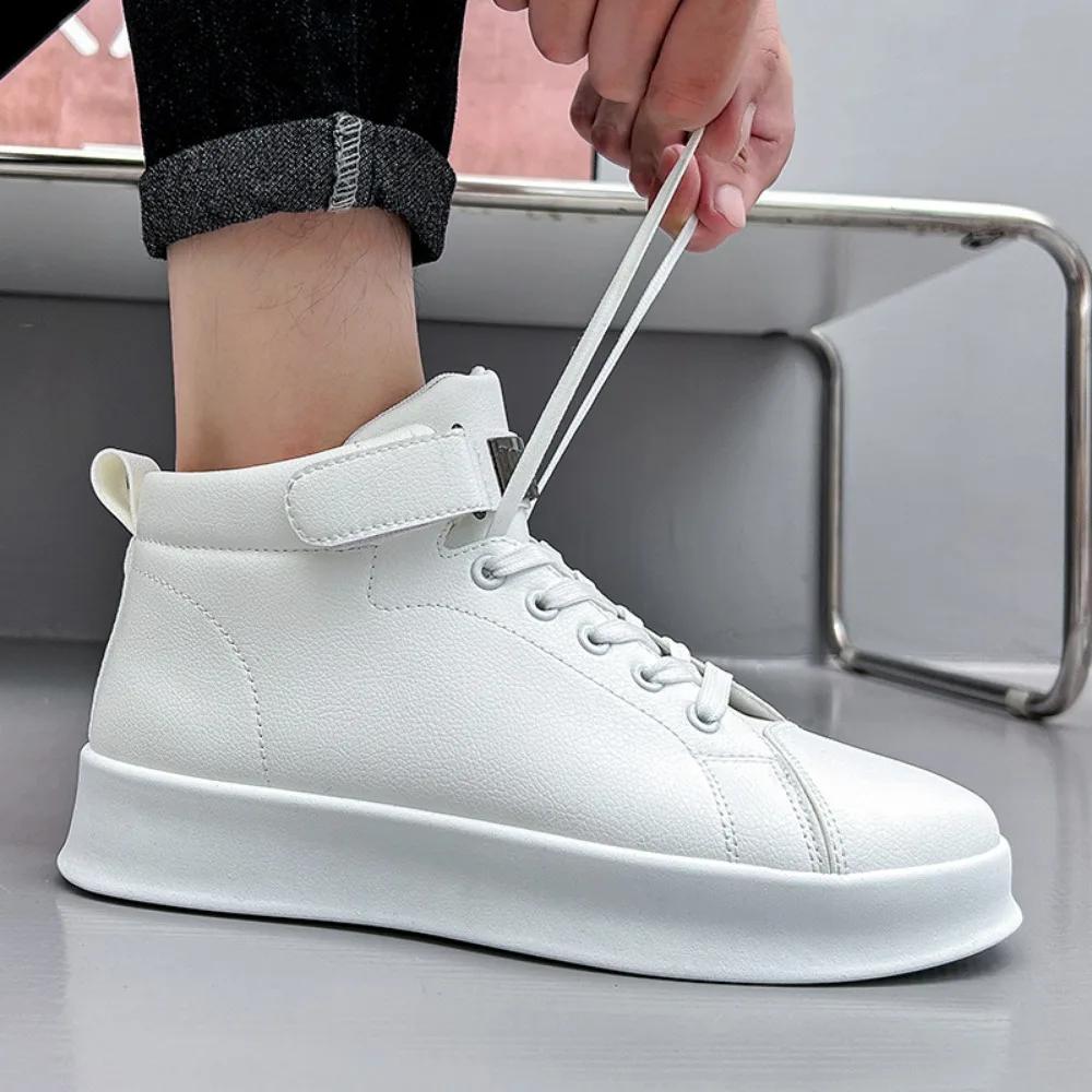 Men's Shoes New High Top Sports Shoes for Men Thick Soled Versatile Casual Shoes Man Ankle Boots Designer Loafers Men