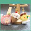 Mini Chick Plush Stuffed Animal Backpack Charm Keychain Soft Short Pile Gift For Teens