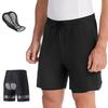 Riding Pants 2 in 1 Bike Commuting Riding Pants Shock Absorbing Sweat wicking Quick dry Ventilation Reflective Hiking