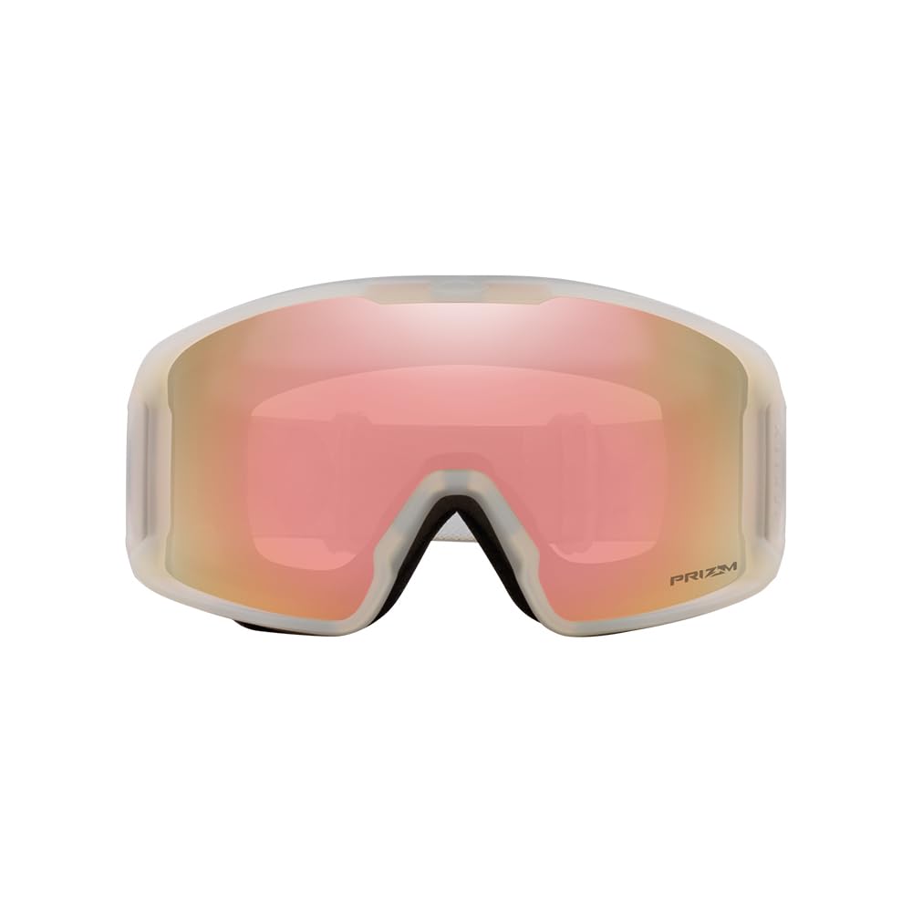 Oakley LINE MINER M MATTE B1B COOL ROSE GOLD IRIDIUM ONE SIZE Goggles, GREY/PRIZM LENS,