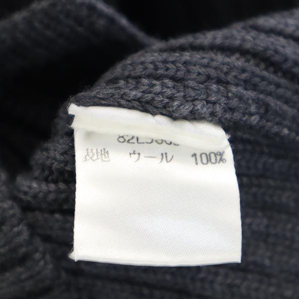 CELINE Made in Italy wool Long sleeve knit cardigan 40 gray Women Used