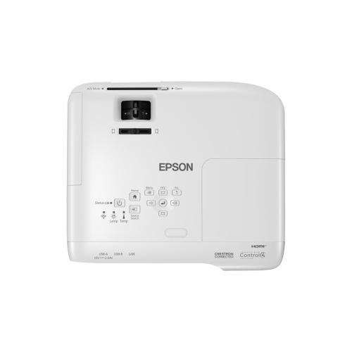 Epson EB-994F 3LCD FHD projector 1920x1080, 4100 ANSI lumens, USB Wi-Fi Ethernet LAN, White
