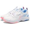 Li Ning Ace Abrasion Resistant Breathable Low top Badminton Shoes Unisex White Pink Blue AYTT001-6