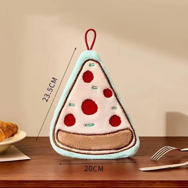 Kitchen Hand Towel Bathroom Absorbent Hand Towel Wall Hanging Cloth Thickened Handkerchief For Kitchen Hand Towel Cleaning Cloth