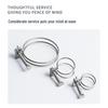 Stainless Steel Double Wire Hoop Reinforced Hose Clamps for Fire and Rubber Hoses