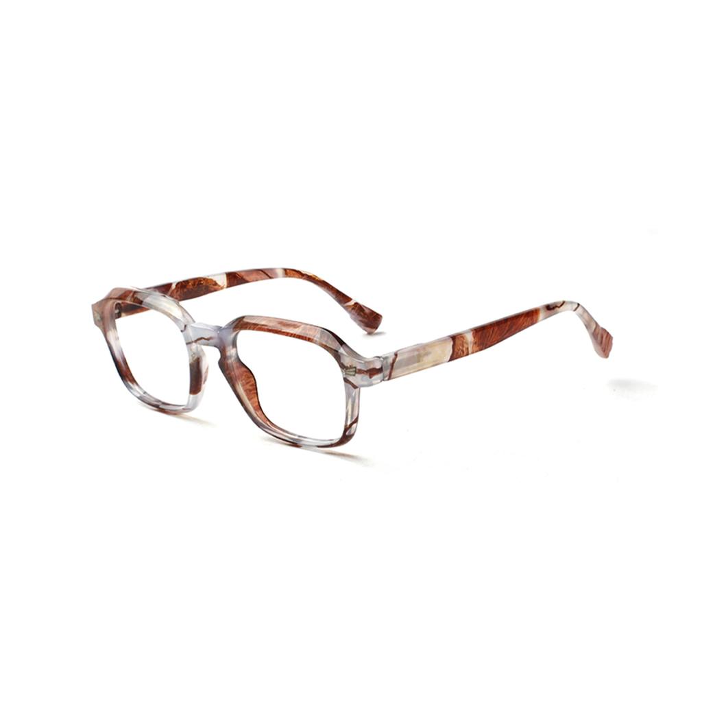 TRUEZING Reading Glasses for Men Women Rectangular Spring Hinges Comfortable and Durable Prescription Eyeglasses