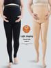 Plus Size Maternity Stockings: Belly-Friendly Bare Leg Fleece Leggings for All Seasons