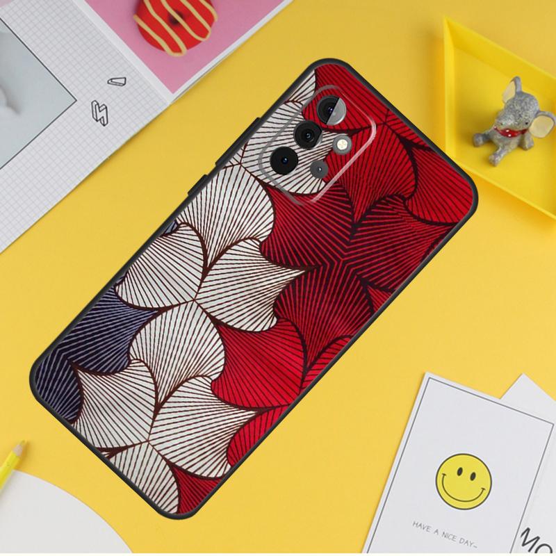 

African Wax Pattern Fabric Case For Samsung Galaxy A15 A17 A54 A34 A14 A13 A23 A33 A53 A52 A32 A12 A56 A36 A16 A35 A55 Samsung A22 5G