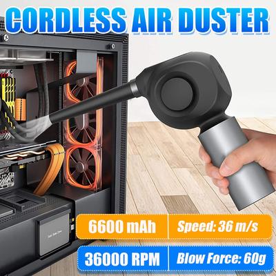 50W 6600MAH Dobíjecí čistič 36000RPM Bezdrátový ofukovač vzduchu Stlačený vzduchový ventilátor Pro počítačovou klávesnici Elektroniku Fotoaparát