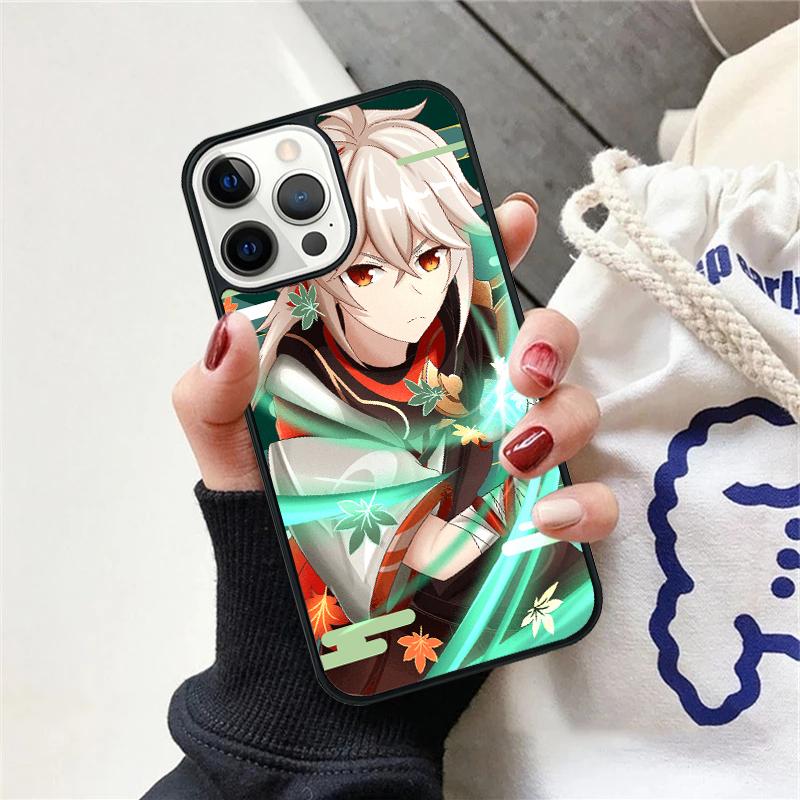 Genshin Impact Kaedehara Kazuha Phone Case Cover For iPhone 17 Air 12 Plus Max for iPhone 17 Air 15 16 11 13 14 Pro Max