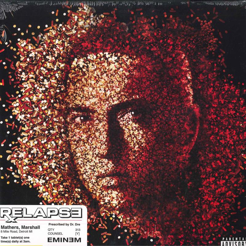 

LP Record EMINEM - Relapse B001286301JK02 Aftermath Enter 2009 US Rap & Hip-Hop/R&B