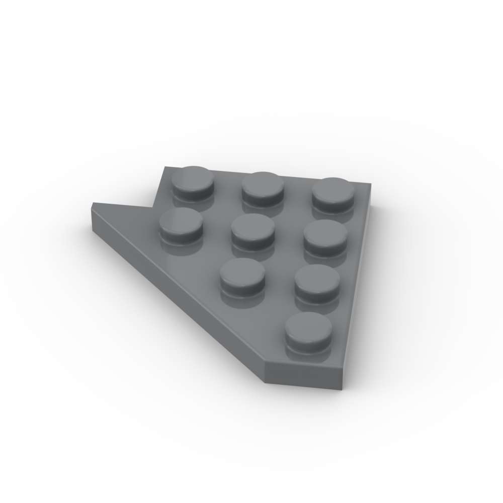 

Non-Toxic Moc 10Pcs 3935 Stitching Plate 4X4 Wedge Wing Plate Building Blocks Kit Right Board Particle Bricks Idea Toys For Children Gift