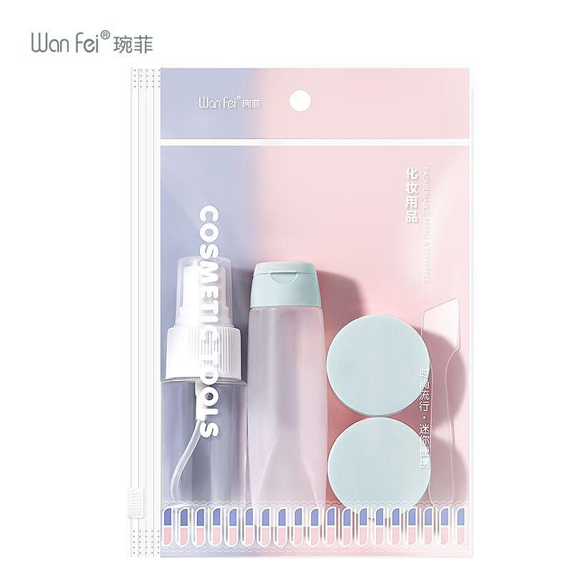 Charyeina - Set of 5: Travel Container + Spray Bottle + Squeeze Bottle + Spatula