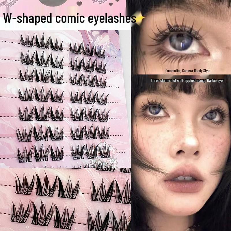 

Daisy Segment Cluster False Eyelashes: Natural, Dense, Comic Style for Beginners