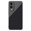 ABEEL For Samsung Galaxy S25 Edge Magnetic Case Carbon Fiber Texture Back Cover