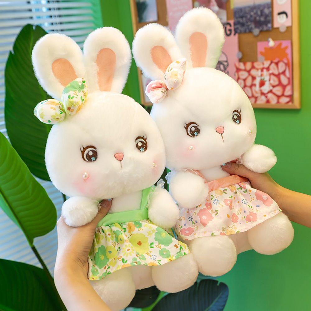 Simulation Rabbit Rabbit Plush Toys Stuffed Animal Toys Bunny Stuffed Doll Skirt Rabbit Doll