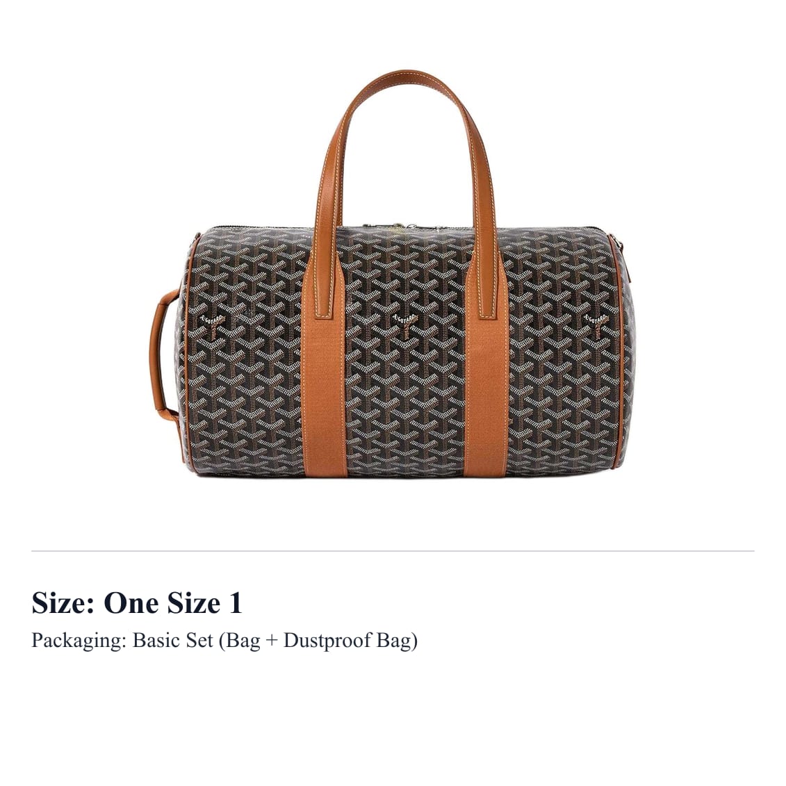 GOYARD Canvas With Calfskin Sports Travel