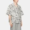 WE11DONE All Over Logo Printed Comfortable Shirt Unisex Shirts WD-BL0-21-123-U-WH