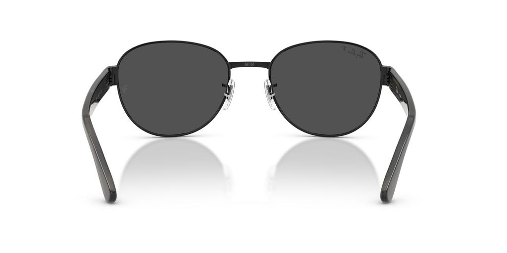 BLACK POLAR DARK Ray-Ban sunglasses, GREY, 54mm, 002/K854 0RB3766CH, polarized.