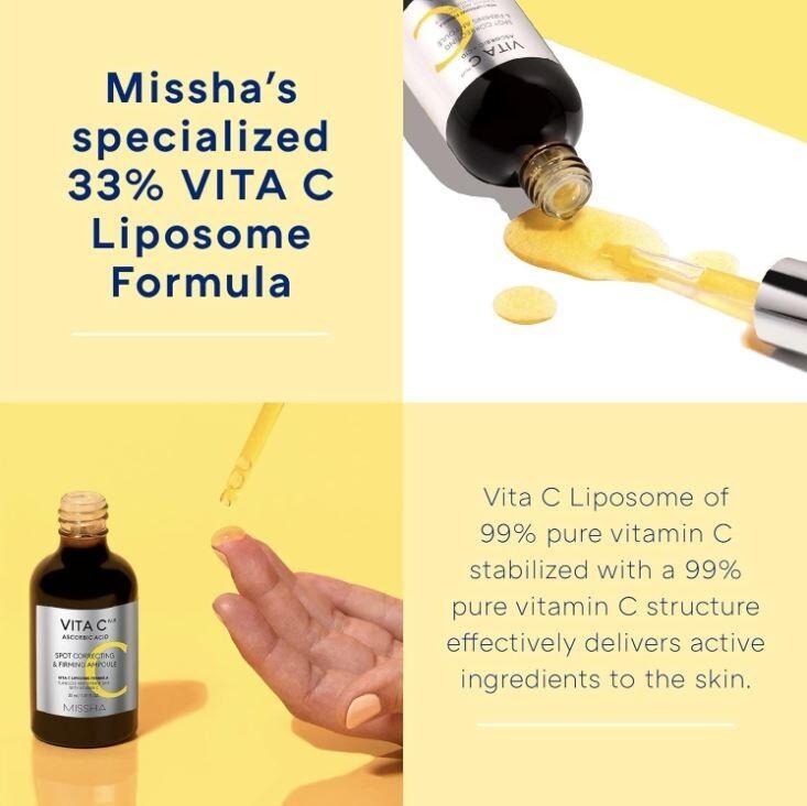 MISSHA Vita C Plus Spot Correcting & Firming Ampoule 40ml AUTHENTIC STORE