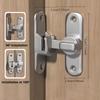 90/180 Degree Flip Door Lock Home Security Sliding Door Latch Small Gate Latches Hardware Anti-theft Lock Zinc Alloy Door Bolts