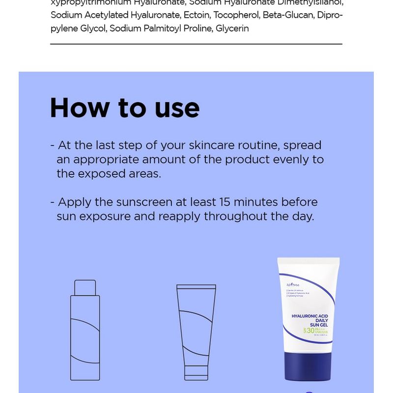 Isntree - Hyaluronic Acid Daily Sun Gel Bundle Set