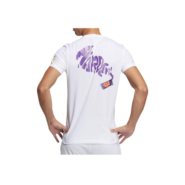 Adidas Harden Tribute Short Sleeve T-Shirt Men Tops White GM4058