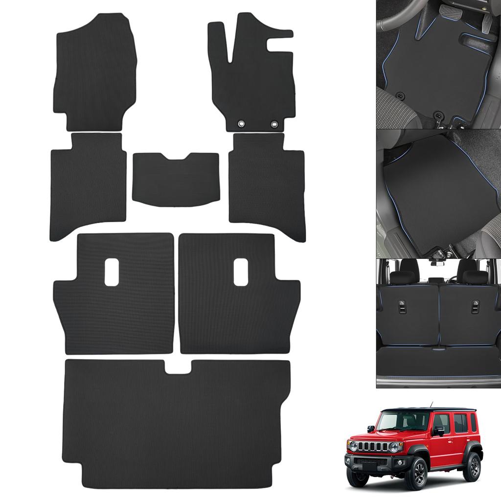 Mixsuper New Jimny Nomad JC74W Floor AT Luggage Seat Back 2D April 2025 onwards Mats, Car, Waterproof, Mat, Mat, 5-Door,