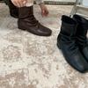 Square Martin boots women's new autumn western cowboy boots tube boots short boots