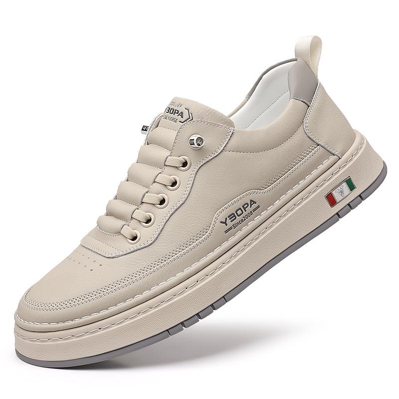 Men's shoes Four Seasons New Extra Large Size Men's Casual Leather Shoes Men's Board Shoes Little White Shoes