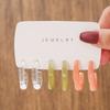 Spring and summer earrings women's design sense niche temperament earrings set multi-pair combination small fresh girl heart earrings