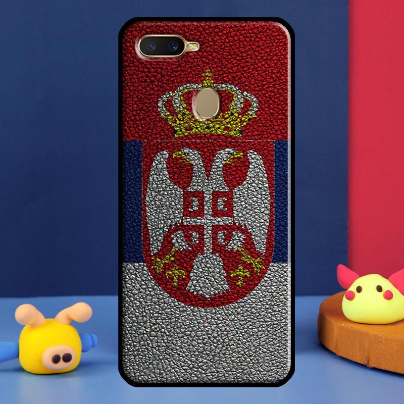 Flagge von Serbien Serbischer Case Für Oppo A16 A76 A96 A58 A78 A98 A5 A9 A91 A15 A17 A77 A52 A72 A74 A94 A54S A57S Hülle