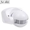 AC 220V-240V 110V 180 Degree Outdoor IP44 Security PIR Infrared Motion Sensor Detector Movement Switch Max 12m 50Hz 3-2000LUX