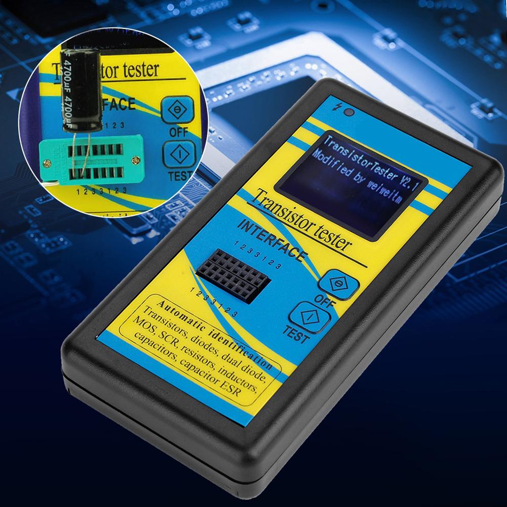 Compact Digital M328 Transistor Tester for Accurate Measurement of Electronic Components with Auto Power Off and Easy Operation