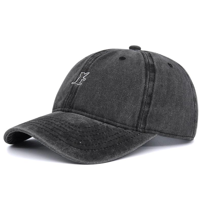 

Cat Embroider Washed Cotton Baseball Caps for WoUnisex Unisex Summer Sunshine Trucker Hats Outdoor Beach Sun Gorras Snapback Hip Hop Adjustable