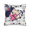 Cartoon Cute Mafalda Pillow Cover Graphic Cushion Cover Kawaii Pillow Case For Sofa Home Decoration