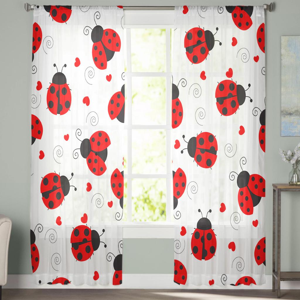 Kropkowana tekstura tiulowe zasłony kuchenne zasłony drzwiowe szyfonowe przezroczyste zasłony świąteczne do salonu