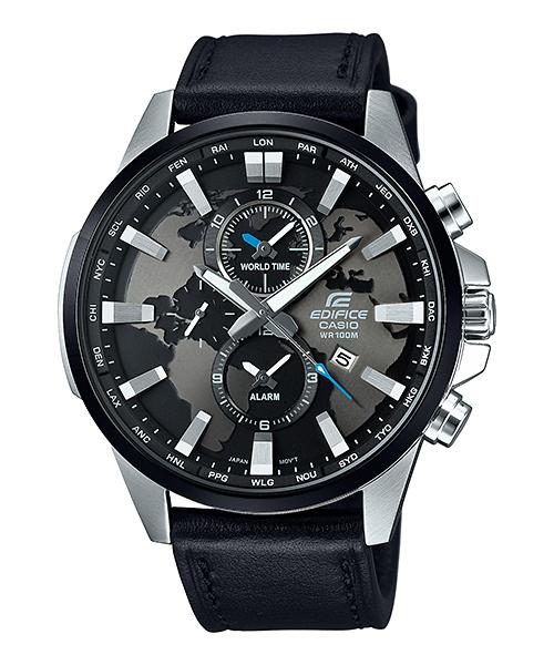 

Casio Men s Stainless Steel 100M Water Resistant Analog Alarm Quartz Watch EFR-303L-1AVU чёрный