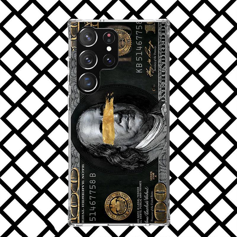 

Cool 100 Dollar Bank Note Phone Case for Samsung Galaxy S26 S25 Edge S24 S23 Ultra S22 Plus S21 FE S20 + Soft Cover Print Fundas Samsung S25