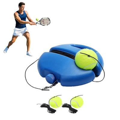 Tennis Trainer with 1/3 String Ball Portable Tennis Solo Training Rebounder with Weighted Base Kids Adults Beginner Backyard Tennis Ball Training