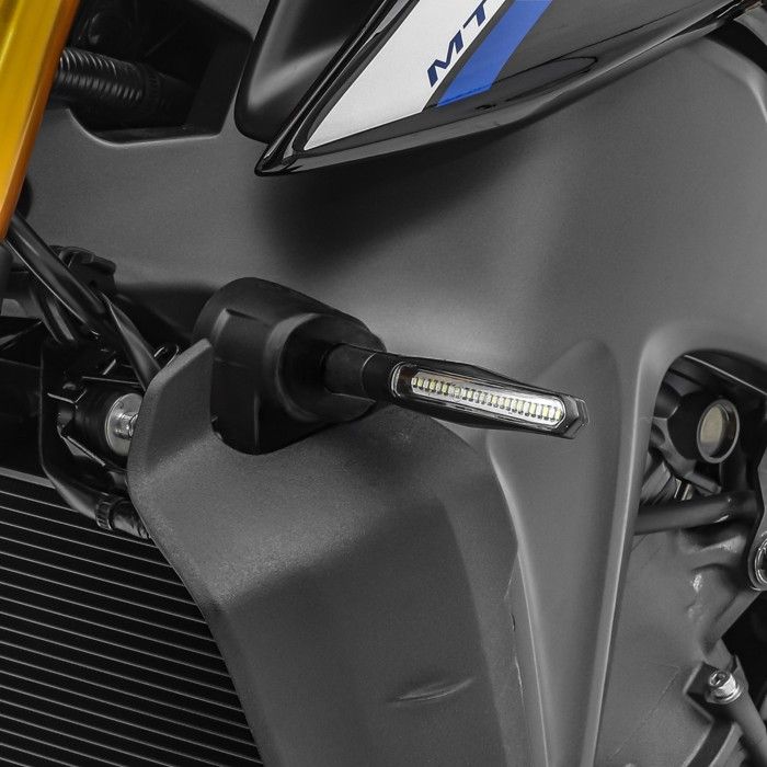 Clignotants moto LED séquentiels Set TB2 feux diurnes et feu stop