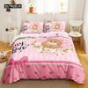 Romantic Duvet Cover Set Valentine Gift Rose Floral Bedding Queen King Size Polyester Quilt Cover