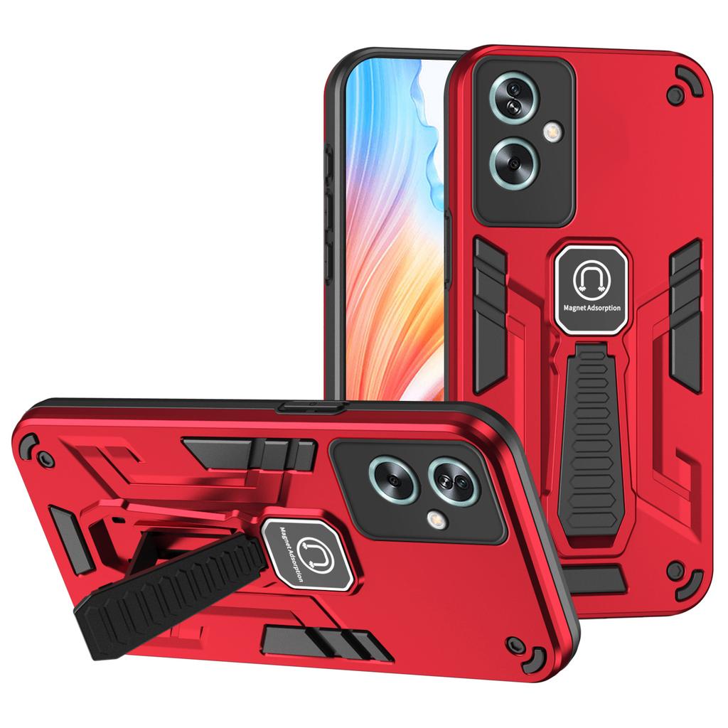 For Oppo A79 5G/A2 5G Phone Case Scratch-Resistant Back Cover Kickstand