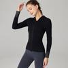 WEZHO Women's Long Slim Fit Hooded Yoga Sport Jacket