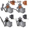 Medieval Military Noble Knights Building Blocks Figures Accessories Helmet Armor Shield Sword MOC Bricks Toys Friends Gifts