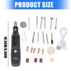 Cordless 5 Speed Rotary Tool Engraving Pen Kit Accessories Ergonomic Grip for Engraving Sanding Art Drilling Craft