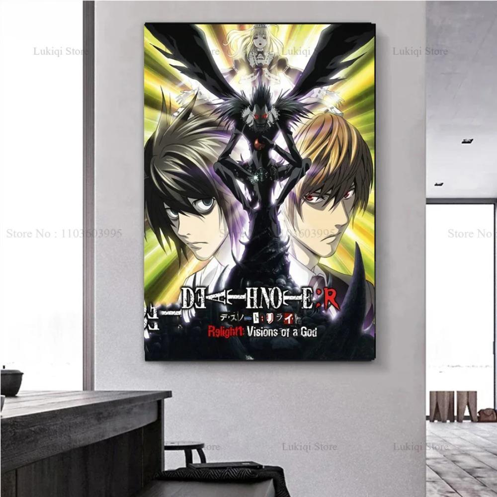 Classic Movie Series Cartoon Anime D-Death Vintage Poster Prints Canvas Painting Wall Art Picture Living Room Home Decor