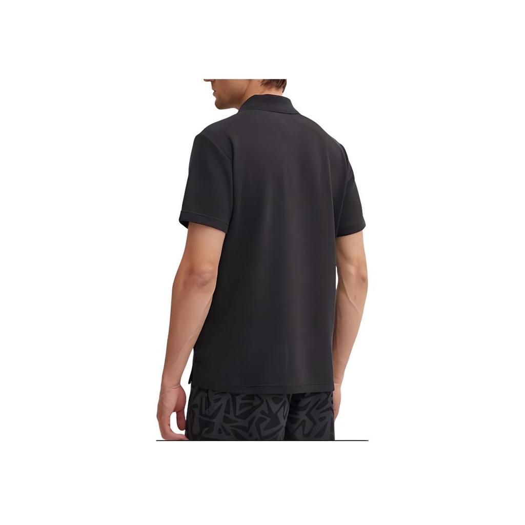 adidas Oryginalne Essential Trefoil Essentials Waflowa Koszulka Polo Męska Koszulki Polo Czarna IW5803
